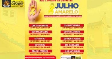 Julho Amarelo em São Caetano de Odivelas Julho Amarelo em São Caetano de Odivelas
